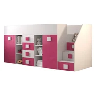 Łóżka dla dzieci i młodzieży - Łóżko antresola z biurkiem TOLEDO 3 - miniaturka - grafika 1