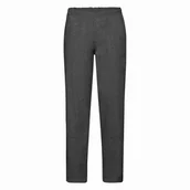 Dresy męskie - Spodnie męskie dresowe z luźnymi nogawkami Ciemny Szary Melanż r. S - miniaturka - grafika 1