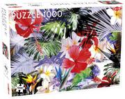 Puzzle - Tactic Puzzle 1000 Tropical Florals Lover's Special - miniaturka - grafika 1
