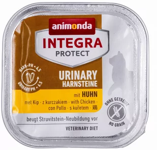 Mokra karma dla kotów przeciw kamieniom moczowym ANIMONDA Integra Harnsteine z kurczakiem - tacka 100g (4017721866101) - Mokra karma dla kotów - miniaturka - grafika 1