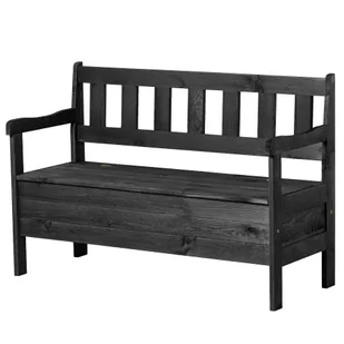 Ławka ogrodowa ze skrzynią Gravet antracyt - Ławki ogrodowe Ławka ogrodowa ze skrzynią Gravet antracyt - Ławki ogrodowe - miniaturka - grafika 1