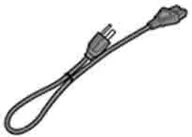 Kable komputerowe i do monitorów - HP 8121-0895 kabel zasilające Czarny 0,5 m C7 panel 8121-0895 - miniaturka - grafika 1