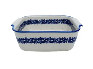 Ceramiczne naczynie kwadratowe duże Ceramika Bolesławiec - Brytfanny - miniaturka - grafika 1