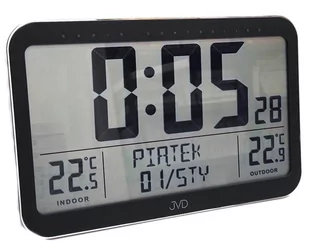 Zegar JVD RB9385 Termometr DCF77 Dni Tygodnia PL - Zegary Zegar JVD RB9385 Termometr DCF77 Dni Tygodnia PL - Zegary - miniaturka - grafika 1