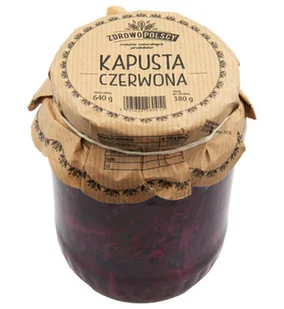 Zdrowopolscy Kapusta czerwona 640g - Pasztet i przetwory mięsne - miniaturka - grafika 1