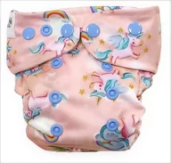 Pieluchy - Pieluszka z kieszonką MINI OS 4-11kg JEDNOROŻCE - miniaturka - grafika 1