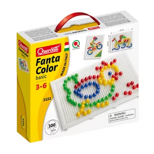 Quercetti Układanka Fantacolor Basic 2122, - Zabawki kreatywne - miniaturka - grafika 1