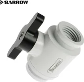 Chłodzenie wodne - Barrow Barrow Ball Valve 10mm G1/4 Zoll Kugelhahn, weiß - schwarz - miniaturka - grafika 1