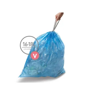 Simplehuman Akcesoria - Worki na śmieci 16-18 l, typ V, 20 szt CW0298 - Akcesoria do armatury i ceramiki - miniaturka - grafika 1