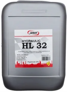 Jasol Hydraulic Hl 32 olej hydrauliczny op. 20 l - Płyny eksploatacyjne do aut - miniaturka - grafika 1