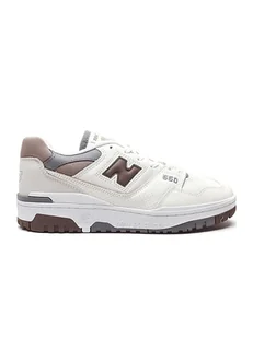 New Balance Skórzane sneakersy "BB550" w kolorze biało-brązowym - Trampki męskie - miniaturka - grafika 1