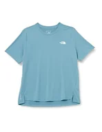 Koszulki i topy damskie - The North Face Damskie Flex S/S Reg Koszulka Algae Blue L - miniaturka - grafika 1