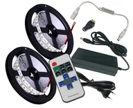 Taśmy LED - Zestaw Led 300 Biała 10M 3528 Ściemniacz Zasil - miniaturka - grafika 1