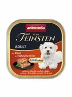 Mokra karma dla psów - Animonda Vom Feinsten Gourmet Centre szalki z wołowiną i filetem z kurczaka 150 g - miniaturka - grafika 1