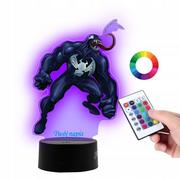 Lampy pozostałe - Lampka Na Biurko UV Statuetka Led Marvel Venom - miniaturka - grafika 1