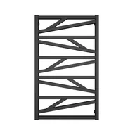 Grzejniki łazienkowe - Grzejnik łazienkowy c.o. YUT-50/90C31 czarny mat dolny Instal-Projekt - miniaturka - grafika 1