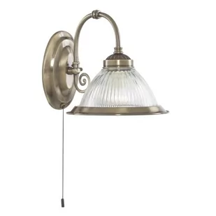 Searchlight Lampa ścienna American Diner, mosiądz antyczny - Lampy ścienne - miniaturka - grafika 1