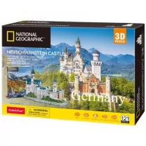 Puzzle 3D Zamek Neuschwanstein National Geographic - Puzzle - miniaturka - grafika 1