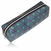 Artykuły biurowe - Bee-bee Piórnik prostokąt Zielony PP-18 - miniaturka - grafika 1