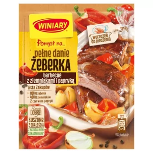 Winiary Pomysł na... Pełne danie Żeberka barbecue z ziemniakami i papryką 42 g - Majonezy i dressingi - miniaturka - grafika 1