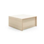 Meble do szkół i przedszkoli - Wielopoziomowy moduł sceniczny TOGETHER, 800x800x400 mm, popielaty - miniaturka - grafika 1