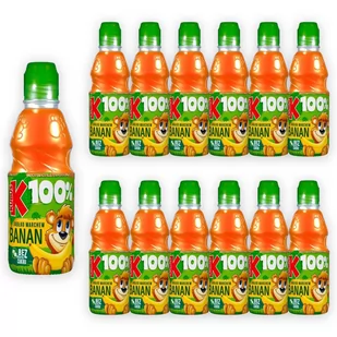 Kubuś 100% Sok banan marchew jabłko 300 ml x 12 sztuk - Soki i napoje niegazowane - miniaturka - grafika 1