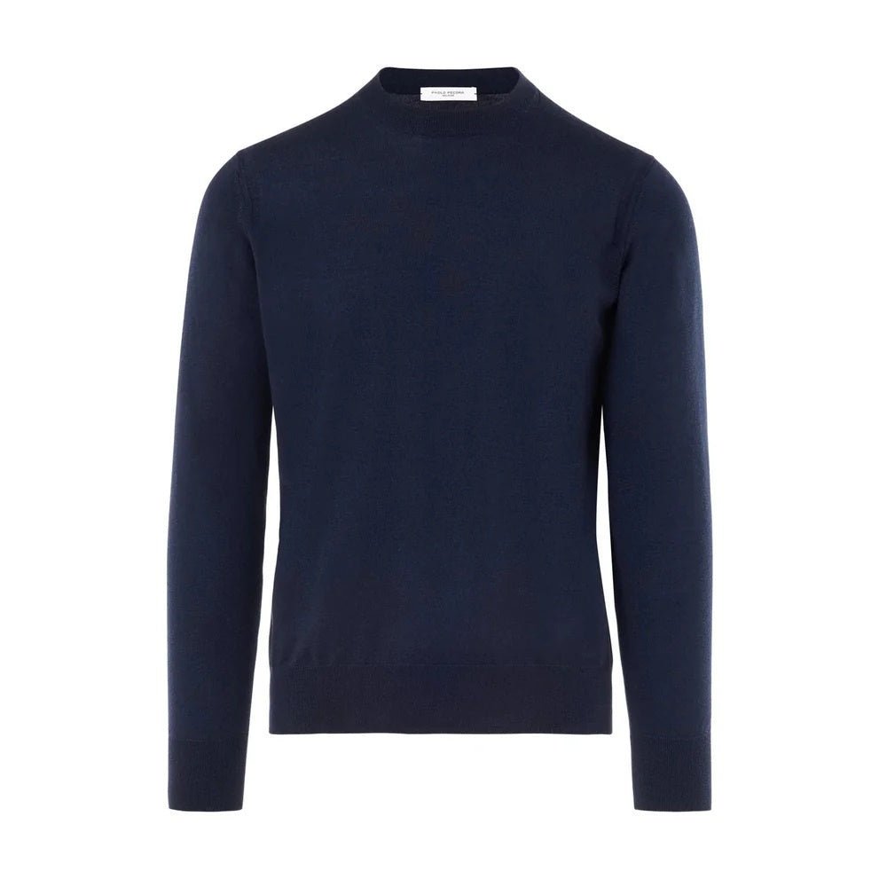 maglioni uomo paolo pecora - maglia girocollo - blu