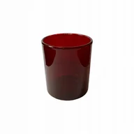 Prace ręczne dla dzieci - Pojemnik szklany do świec zalewanych czerwony 200 ml - miniaturka - grafika 1