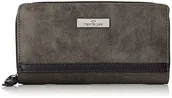 Portfele - TOM TAILOR - Womenswear ELIN portfel damski, szary, 20x2,5x10,5 - miniaturka - grafika 1