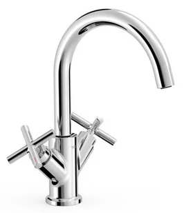 Bateria umywalkowa TRES Montblanc Chrom 28320301 - Baterie umywalkowe - miniaturka - grafika 1