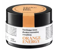 Kremy do twarzy - Make Me Bio Orange Energy, nawilajcy krem dla skry normalnej i wraliwej, 30ml - miniaturka - grafika 1