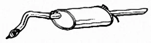 Tłumik końcowy IZAWIT 22.015A 96182257 - Tłumiki - miniaturka - grafika 1