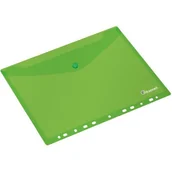Teczki i skoroszyty - Hasta Teczka kopertowa zielona z perforacj$115 - miniaturka - grafika 1