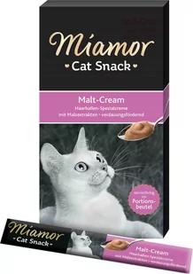 Miamor Pasta malt cream 6x15g - Mokra karma dla kotów - miniaturka - grafika 1