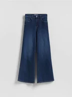 Spodnie damskie - Reserved - Jeansy flare z wysokim stanem - granatowy - miniaturka - grafika 1