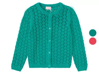 Bluzy dla dziewczynek - LUPILU LUPILU Krótki kardigan dziewczęcy z bawełny 4055334516112 - grafika 1