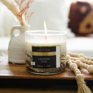 Świece - Świeca zapachowa drewniany knot Jaśmin Jasmine Oud Candle-lite 396 g - miniaturka - grafika 1