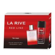 Zestawy perfum męskich - La Rive Zestaw kosmetyków Red Line (woda perfumowana 90 ml + dezodorant 150 ml) - miniaturka - grafika 1