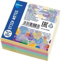 Karteczki samoprzylepne pastelowych 5 kolorów 250 szt. - Szkolne artykuły papiernicze - miniaturka - grafika 1