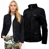 Odzież taktyczna i umundurowanie - Damska kurtka BRANDIT Britannia Black XXL - miniaturka - grafika 1