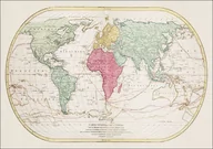 Plakaty - Mappe Monde ou Carte générale de l’Univers, Albert Lotter - plakat 50x40 cm - miniaturka - grafika 1