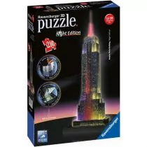 Ravensburger Puzzle 3D Empire State Building nocą - Puzzle - miniaturka - grafika 1