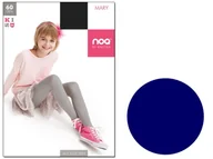 Rajstopy - Rajstopy dziecięce z mikrofibry 60 den kryjące 128-134 Cosmos blue - miniaturka - grafika 1