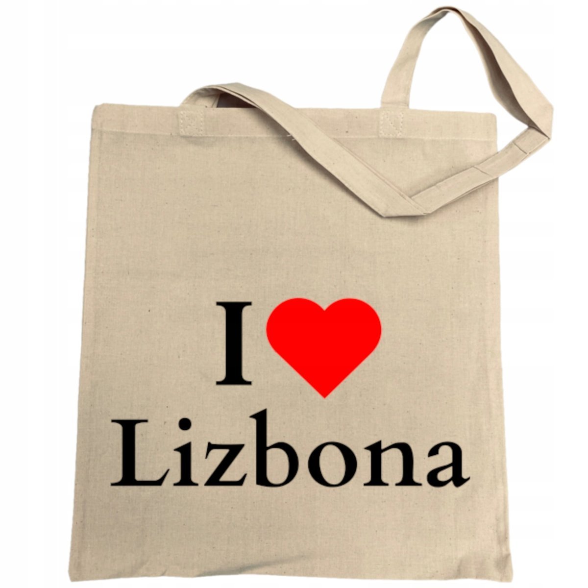 Torba na zakupy nadruk I Love Lisboa Kocham Lizbone