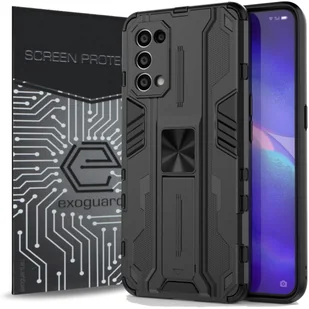 ETUI EXOGUARD SUPERSONIC + SZKŁO - OPPO RENO 5 4G / 5G - PANCERNE CASE OBUDOWA FUTERAŁ - Etui i futerały do telefonów - miniaturka - grafika 1