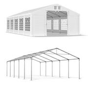 Pawilony ogrodowe - Namiot Imprezowy Letni 4x10 Biały SUMMER ISD - miniaturka - grafika 1