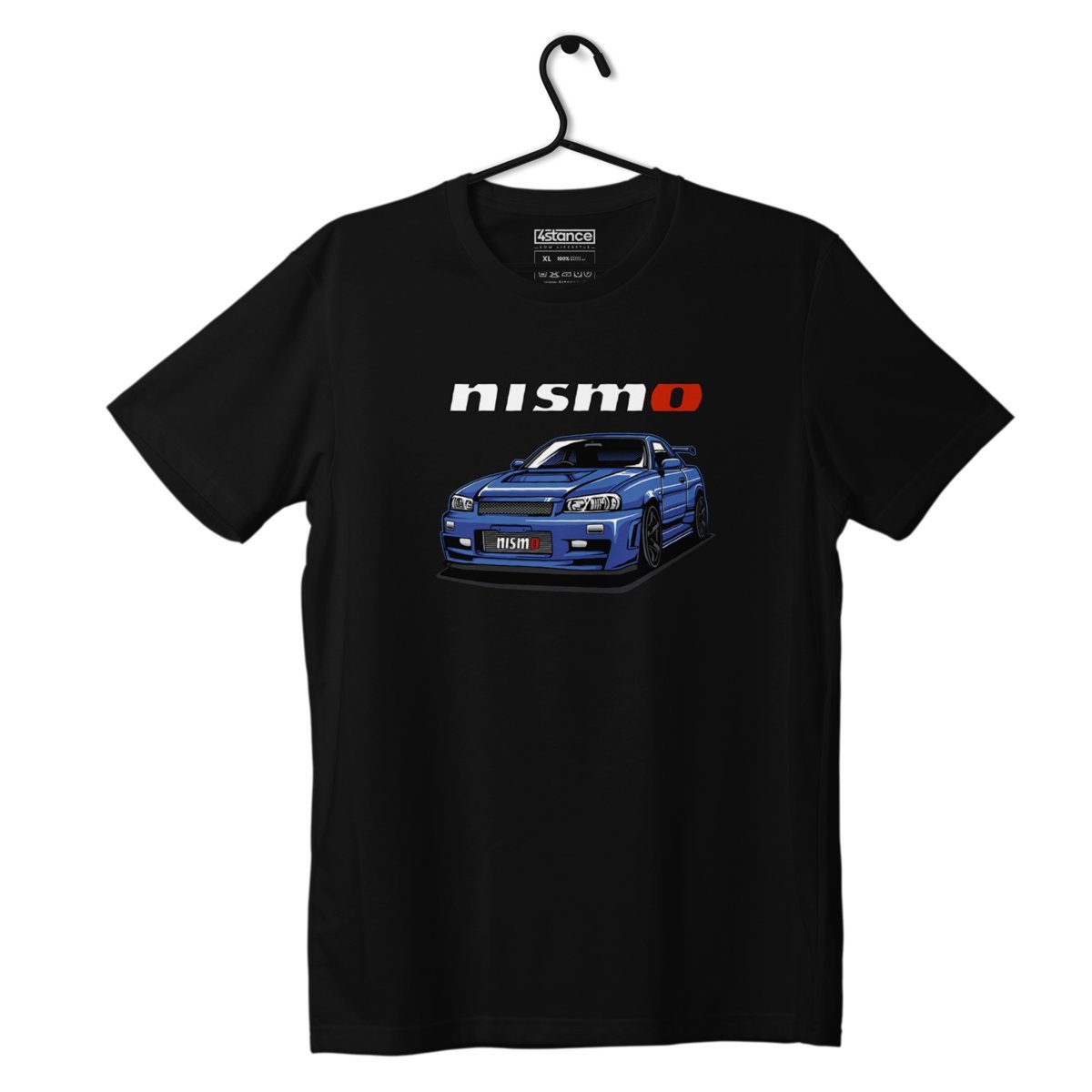 Czarny T-shirt koszulka NISSAN Skyline R34 Nismo-3XL