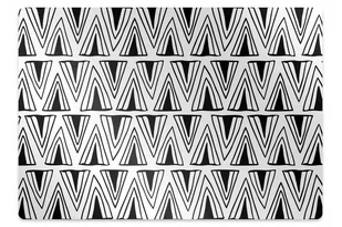 Mata na podłogę pod krzesło Trójkąty Wzór Boho 120x90 cm - Podnóżki, podpórki, podkładki - miniaturka - grafika 1