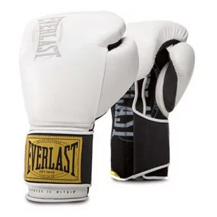 Everlast Skórzane rękawice bokserskie 1910 white rozmiar 16 oz. - Rękawice bokserskie - miniaturka - grafika 1