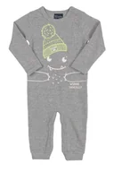 Pajacyki dla niemowląt - Chłopięcy pajac z nadrukiem szary Quimby r.68 - miniaturka - grafika 1